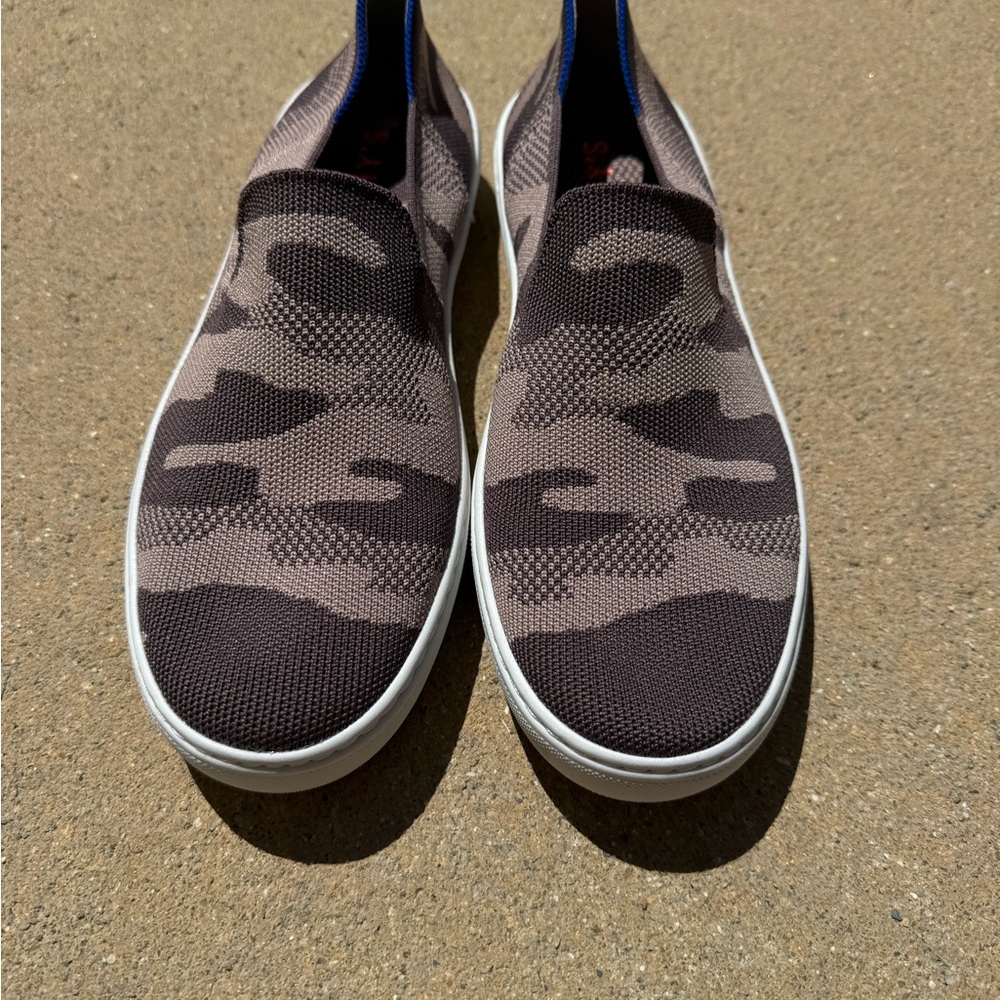 NWOT - Rothy’s Taupe Camouflage Slip-On